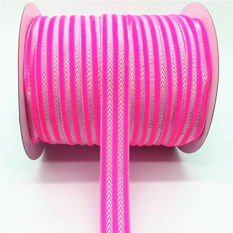 

5 Yards 1"(25mm) Velvet Ribbon Wedding Party Decoration Handmade Ribbon Gift Wrapping Hair Bowknot DIY Christmas Ribbon #Rose