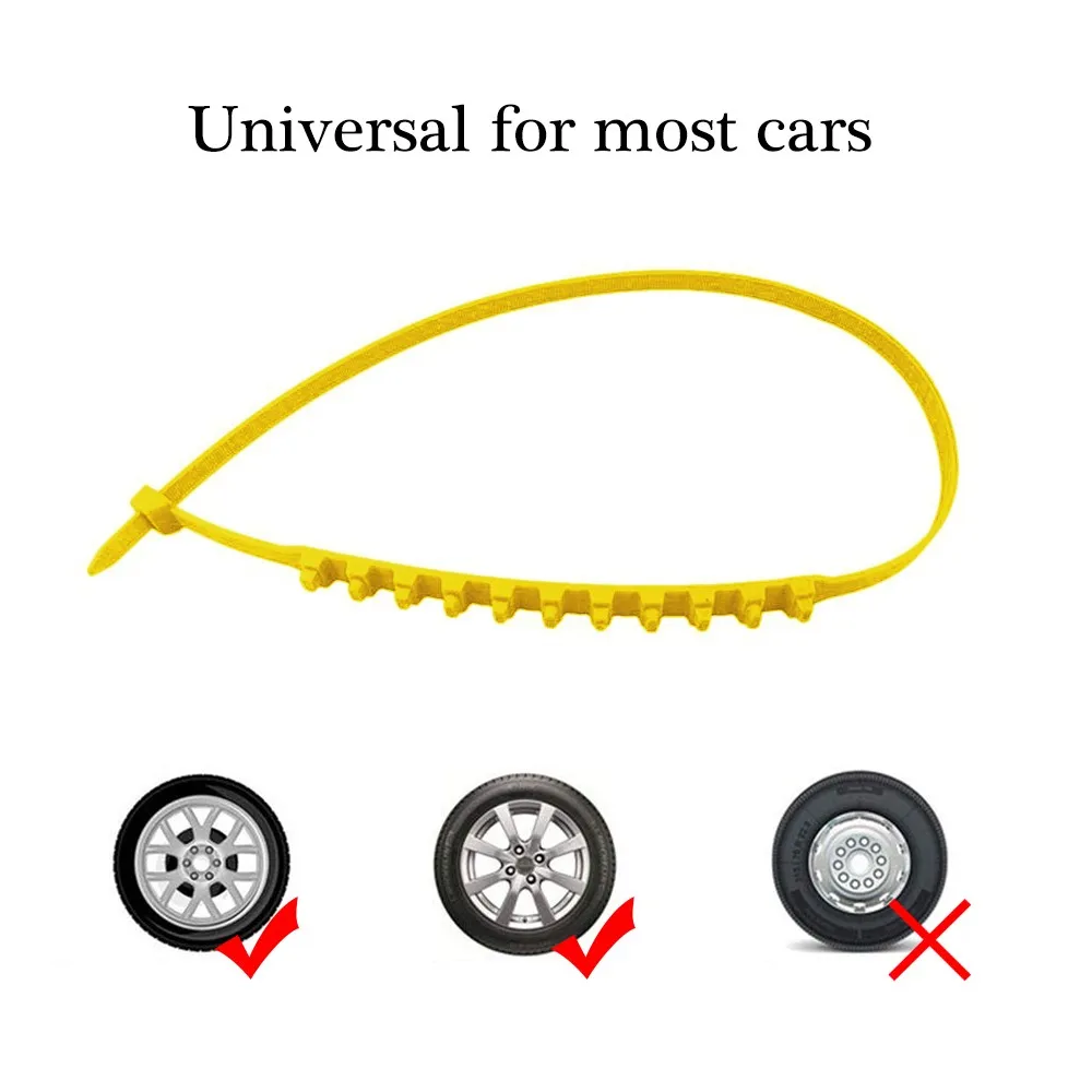 Зимние противоскользящие цепи для автомобиля снег грязи колеса шины утолщенные шины Tendon 11,21