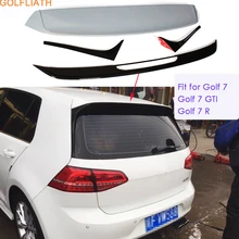 GOLFLIATH задний спойлер на крыло, крышу для губ подходит для VW Golf 7 MK7& GTI& R Неокрашенный