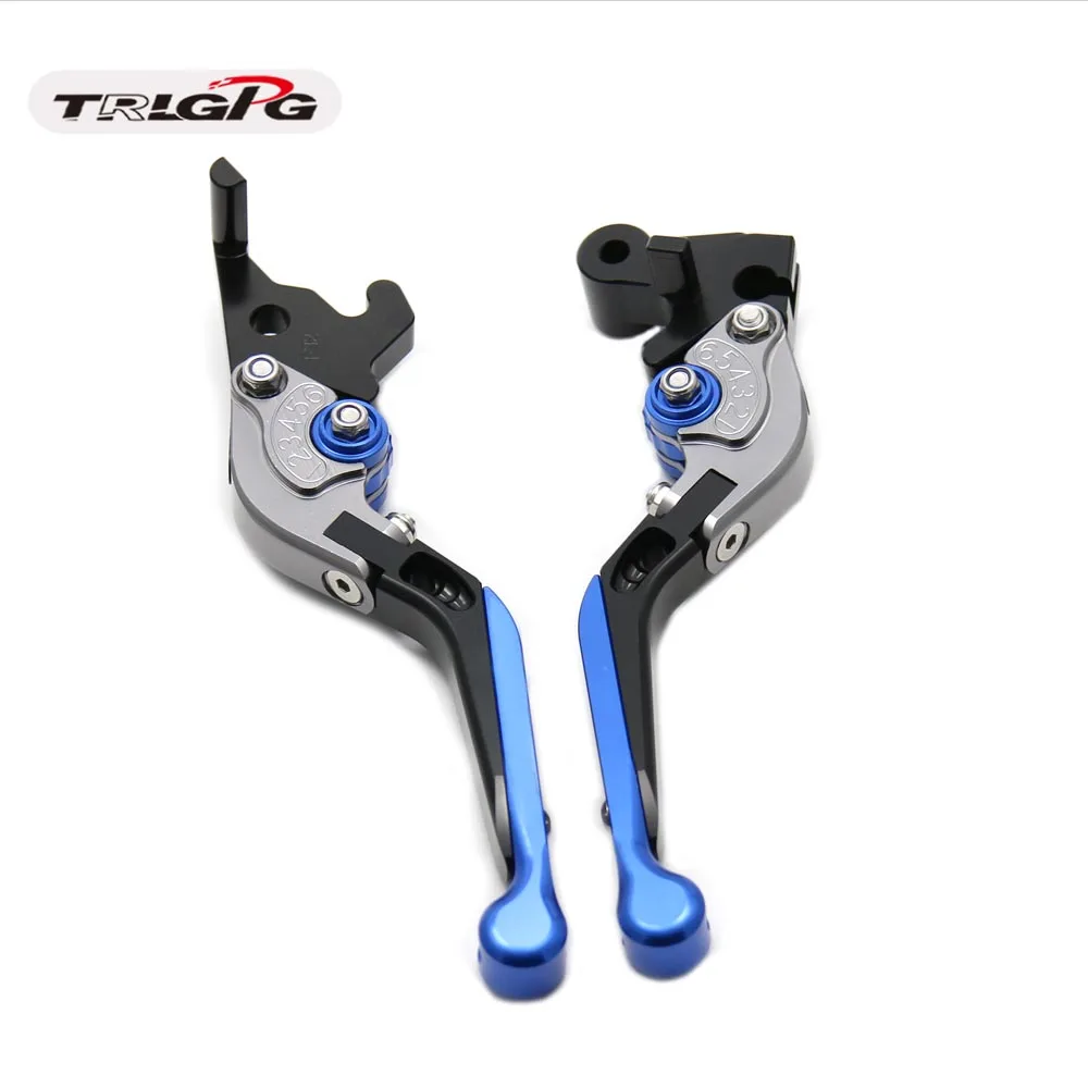 Brake Clutch Levers For Bajaj Pulsar 200 NS/200 RS/200 AS Retro Lever Extendable Folding Lever Motorcycle Accessories Adjustable - Цвет: ABC blue