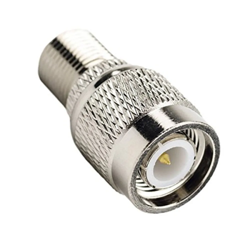 TNC Male to F Female Jack Connector RF Coaxial Coax Adapter TV Female