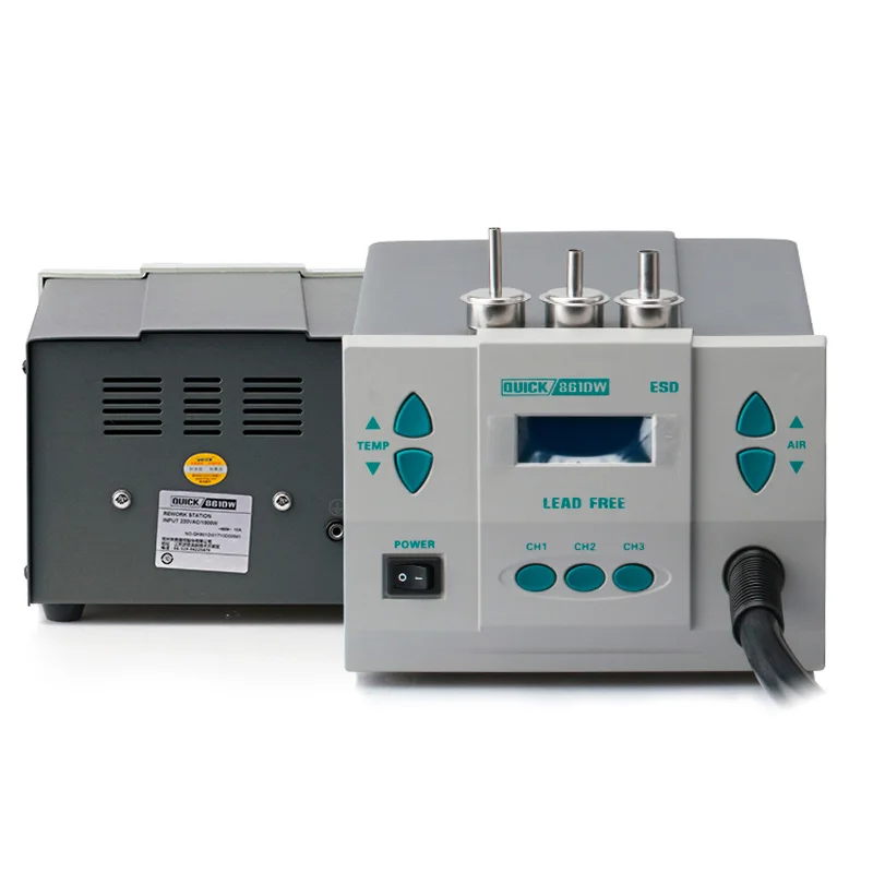 Оригинальная Тепловая пушка 1000w220/110 V QUICK 861DW без свинца паяльная станция с горячим