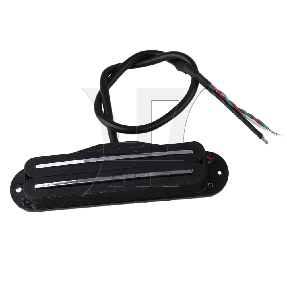 

Yibuy Dual Rail Humbucker Guitar Neck Pickup 4 Wires for Guitar