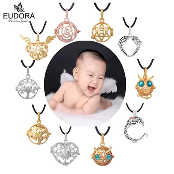 

16/18/20mm Harmony Locket Charm Bottle Pendant For Pregnancy Women Baby Shower Gift Tie-in Bell, Aromatherapy Ball