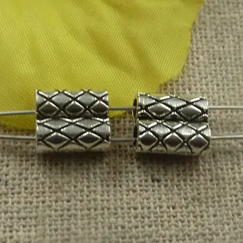 

246 pieces tibetan silver nice spacers 10x8x4mm #4487
