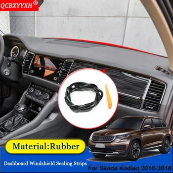 

Car-styling Rubber Anti-Noise Soundproof Dustproof Car Dashboard Windshield Sealing Strip Accessories For Skoda Kodiaq 2016-2018