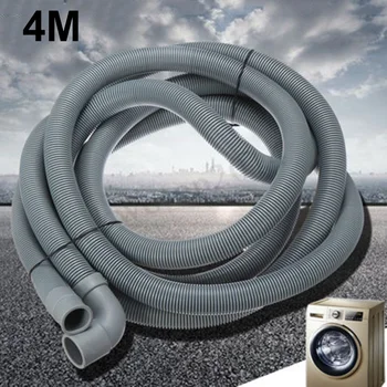 

1x 4Metre Plastic Extra Long Drain Hose Waste Pipe For Ashing Machine Dishwasher