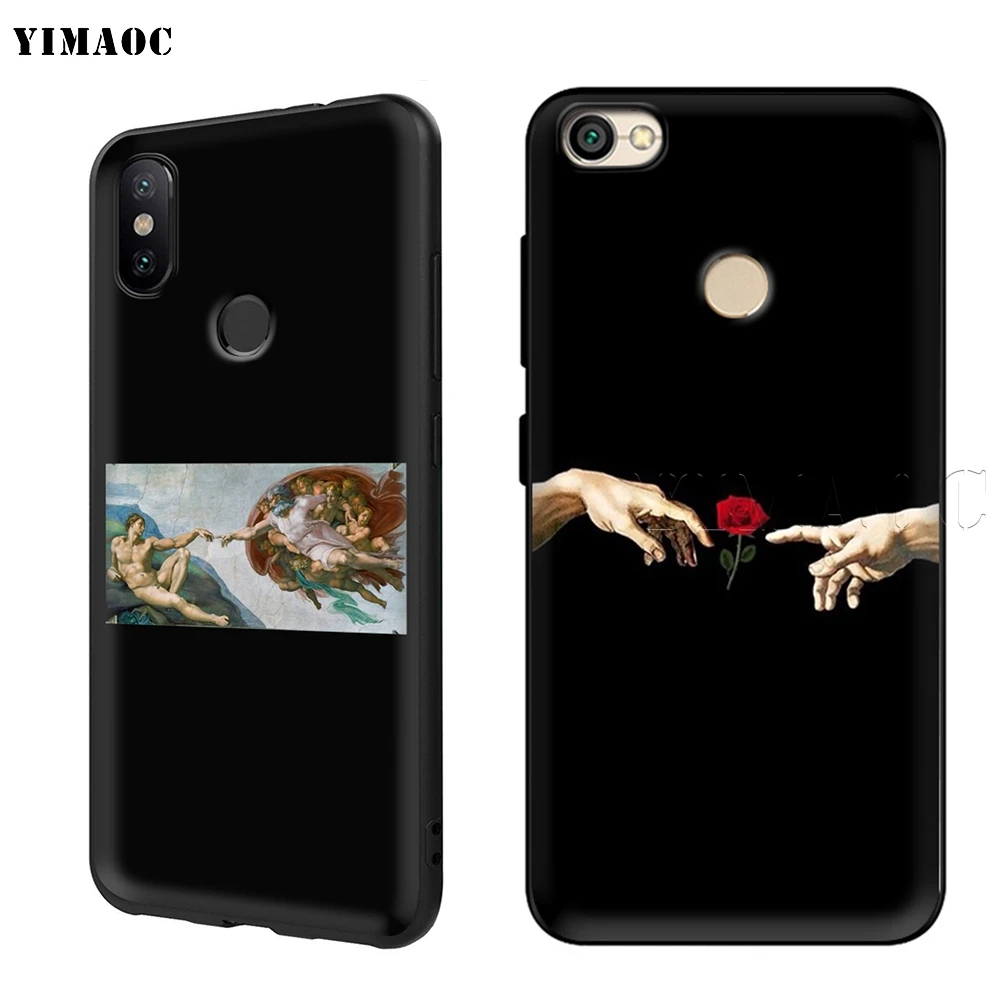 Чехол YIMAOC Michelangelo Art Statue для Xiaomi Redmi Note MAX 3 6 6A 7 6 8 9 se a1 a2 Pro Lite pocophone f1