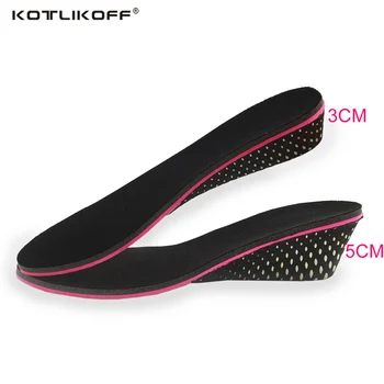 

KOTLIKOFF Height Increase Insoles Gifts For Women Shoes Inserts Lift 3-5CM Up Electric Insoles Foot Protection Shoe Accessories