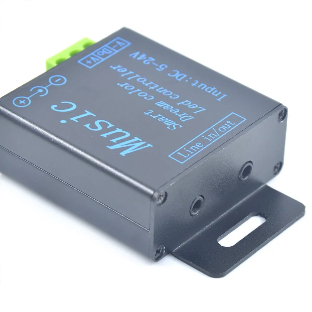 Смарт WS2812 светодиодные полосы света контроллер DC5 24V вход|Контролеры RGB| |