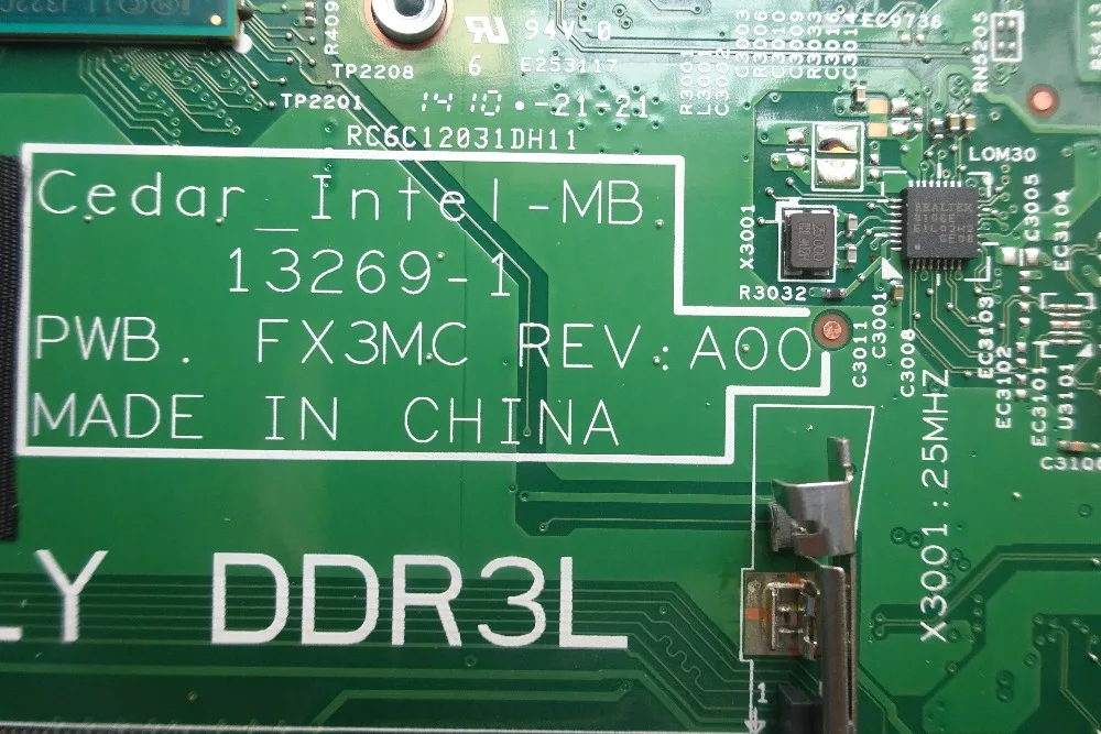 CN-0HRG для Dell Insprion 15 3542 3442 3543 3443 5749 материнская плата 13269-1 ПРБ FX3MC с 2957u материнская плата с процессором для ноутбука тестирование