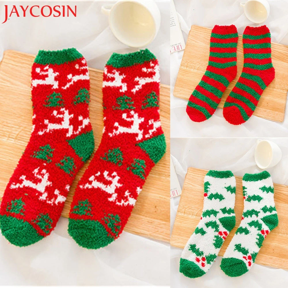

JAYCOSIN 2018 Cute Casual Business Socks Christmas Printing Printing Medium Sports Socks dropshipped Jun 28