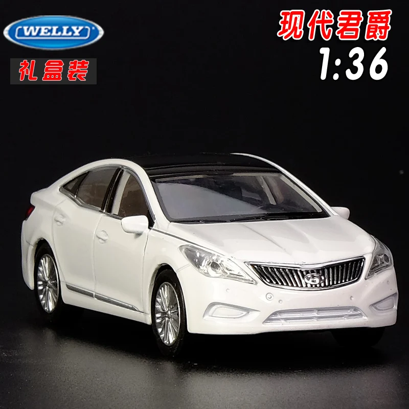 

Gift for baby 1:36 1pc 11cm delicacy Welly HYUNDAI XG Elgrand mini alloy car pull back model home decoration boy children toy