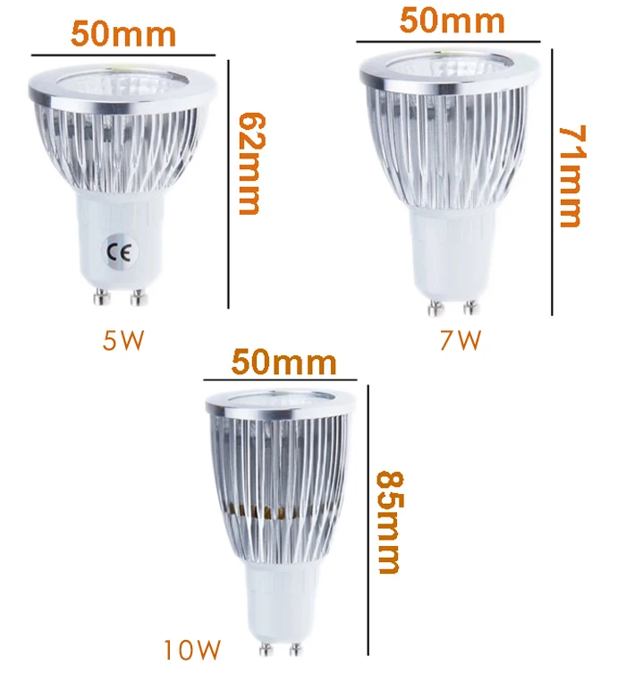 Супер яркий прожектор светодиодный светильник светодиодный spotlight 3 Вт 4 Вт 5 Вт Bombillas высокое качество GU10 пятно света лампада светодиодный