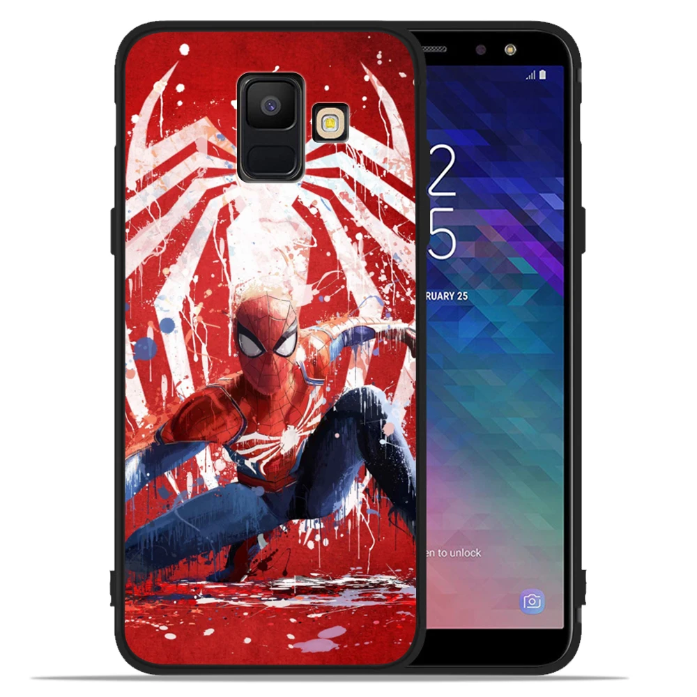 Чехол Marvel, Железный человек, яд, Дэдпул, Человек-паук, для samsung Galaxy A750 A9 A6 A7 A8 Plus A3 A5 A7, оболочка