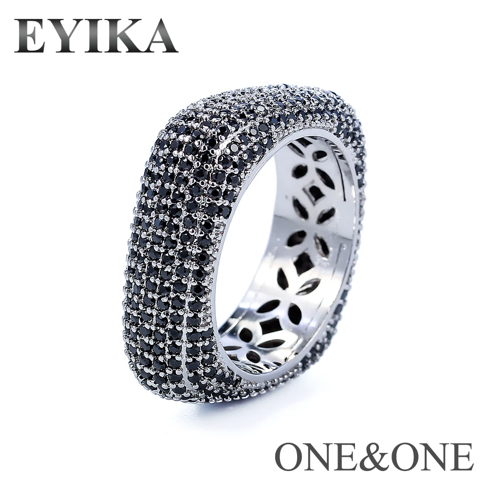

EYIKA 2019 Fashion cocktail party Ring Square AAA Cubic zirconia Ring Women Jewelry For Party