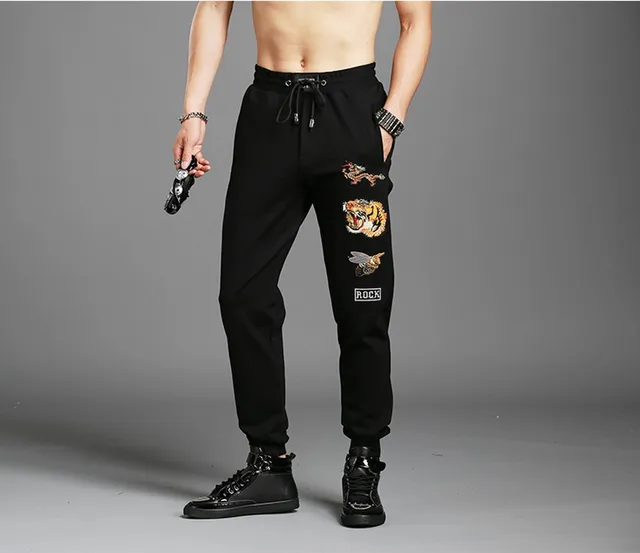 Hot Brand Clothing Straight Full Length Sweatpants Cool Men's Casual Cargo Jogger Pants Men
