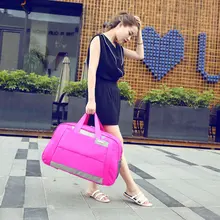 2016 Women Travel Bags Solid Waterproof Handbag Ladies Large Capacity Travel Bag Bolsa Feminina Female Multifunctional Bags