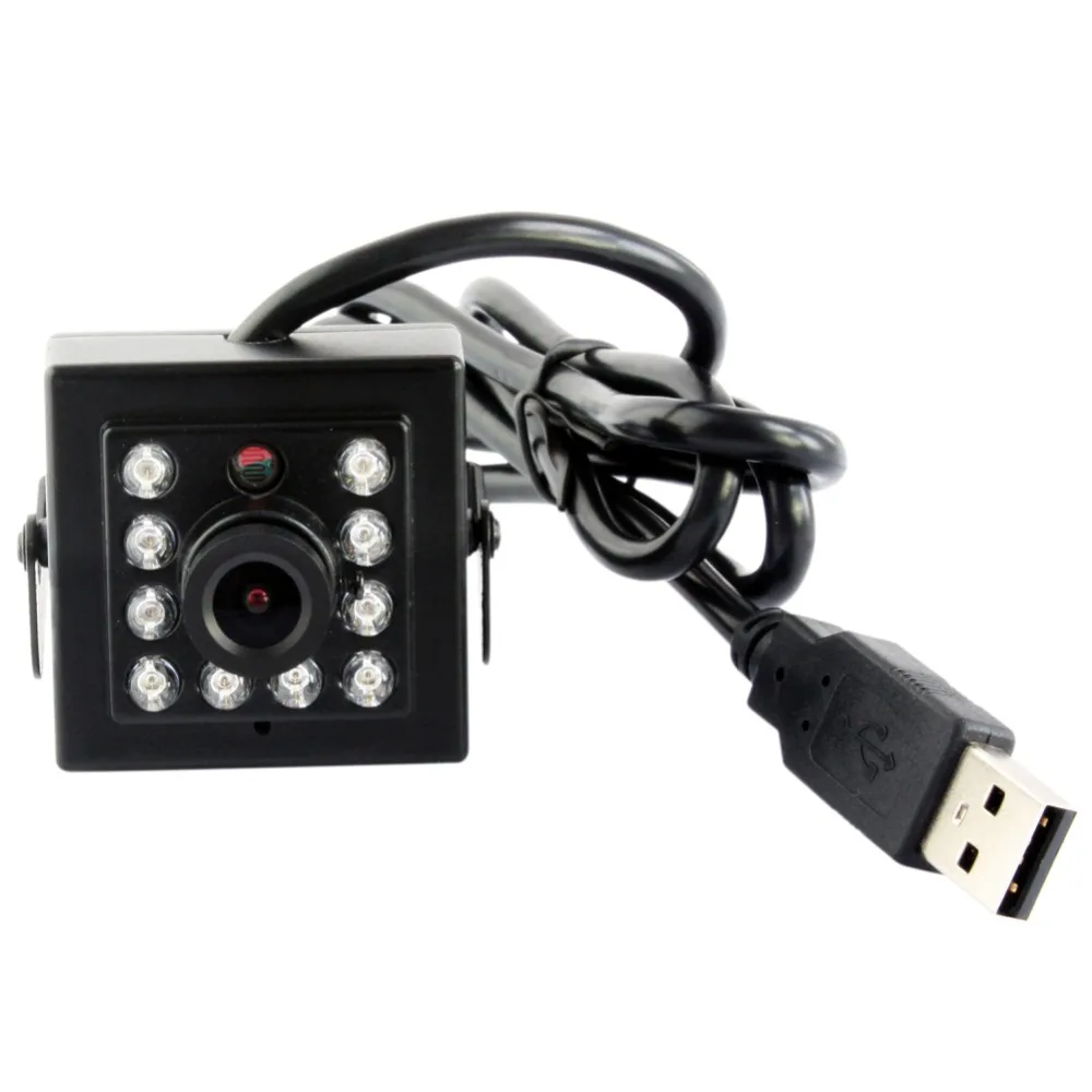ELP 1080P CMOS OV2710 высокая скорость 30fps/60fps/120fps ИК CCTV ночное видение 3,6 мм объектив мини веб-камера USB2.0 инфракрасная камера