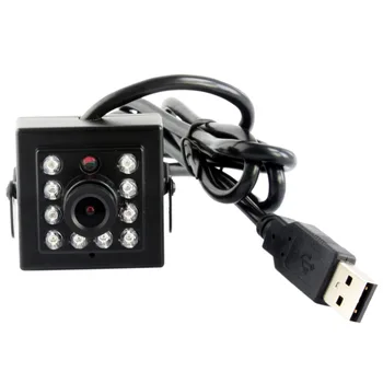 شراء1080P HD CMOS OV2710 عالية السرعة 30fps/60fps/120fps الأشعة تحت الحمراء CCTV للرؤية الليلية زاوية واسعة كاميرا ويب صغيرة USB2.0 كاميرا تعمل بالأشعة تحت الحمراء