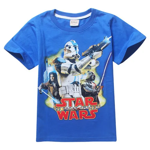 Star Wars Jungen T-Shirt blau 