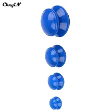 4 шт. силиконовая присоска резиновая вакуумная утолщение силикагеля устройство для срезания гигроскопического похудения тела массаж релаксации