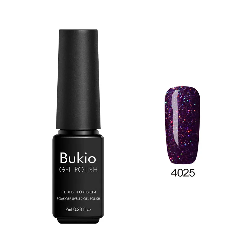 Bukio все для маникюра и ногтей неоновый Гель-лак Smalto Semi Permanente Unghie Nail Primerbuy Гель-лак 19 Coldrs - Цвет: 4025