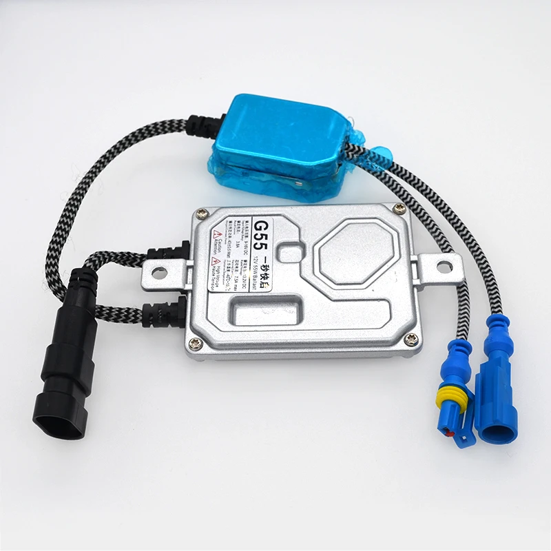SKYJOYCE 55 Вт ксенон H7 H1 H3 H11 9005 HB4 9012 D2H HID набор ламп переменного тока Быстрый старт