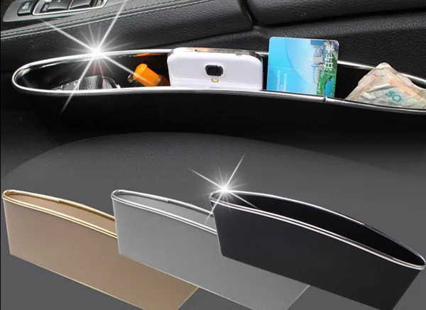 

Universial ABS Chrome Car Seat Gap Case For Range Rover Evoque Range Rover Sport Range Rover Vogue SE Car Seat Glove Container