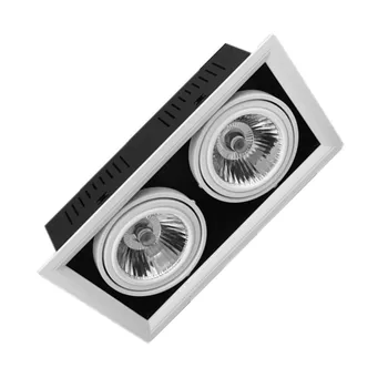 

New 2X15W 30W CREE Dimmable Recessed Warm/cold white LED downlight COB LED Spot light LED ceiling lamp AC85-265V 4PCS/LOT