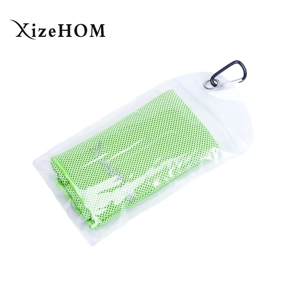 XizeHOM многоцветное полотенце для льда 120*30 см, одноразовое полотенце мгновенного охлаждения, многоразовое охлаждающее полотенце, холодное полотенце
