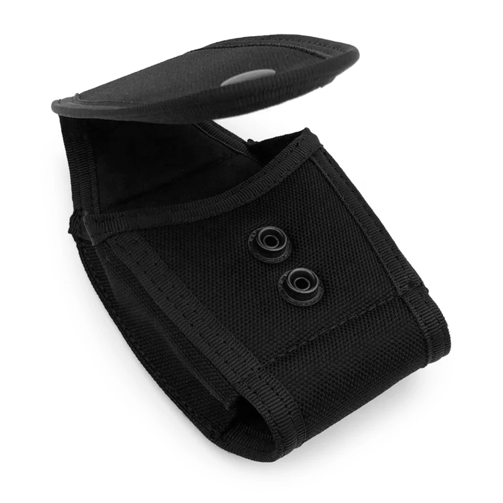 

Handcuff Holder Snap Handcuff Sheath Holster Cuff Case Pouch with Belt Loop Bags Running Riding Waist Band Cases