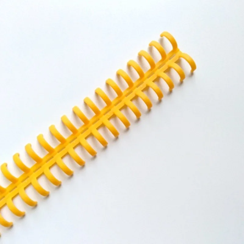 25 Hole Transparent Plastic Binding Ring Loose-leaf Binding Ring plastic binding rings loose leaf binding coil book binding supplies plastic binding coil Single Not Scrape Hand Feel Free to Cut Office Supply