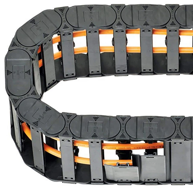Cable Chain 1 M Plastic Flexible Drag Cable Chain Wire Carrier for 3D Printer and CNC Machine 10 X 20/30/40mm 2