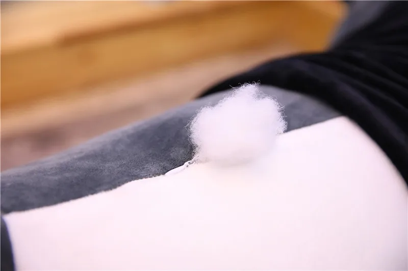 Гигантский одетый модные хриплым чучела кукольный свитер мягкие хриплым Лежащая плюшевая игрушка-подушка серая собака Животные для