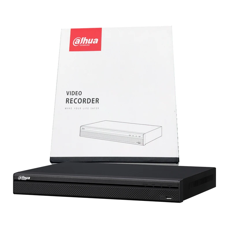 Оригинальный Dahua NVR4208 8P 4KS2 8 канальный 1U 8PoE 4K & H.265 Lite сетевой видеорегистратор с