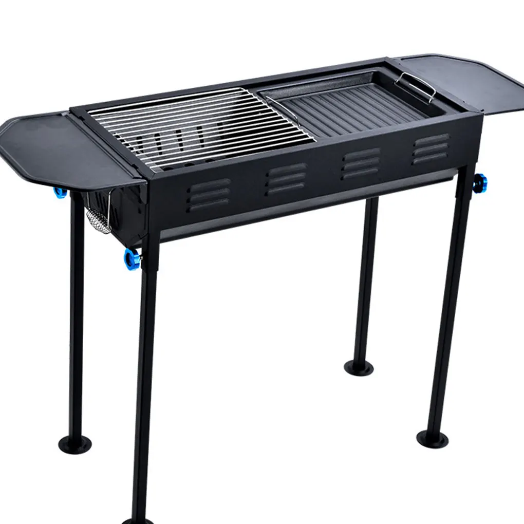

BBQ Grill Sheet Hot Plate Easy Clean Non-stick Grilling Pan Kitchen Outdoors Barbecue Camping Cooking Tools