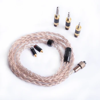 

OKCSC The AWESOME Plug MMCX Interface Upgrade Cables 2.5mm/3.5mm/4.4mm Balance Jack Pure Silver OCC Gold Plated DIY HiFi Tools