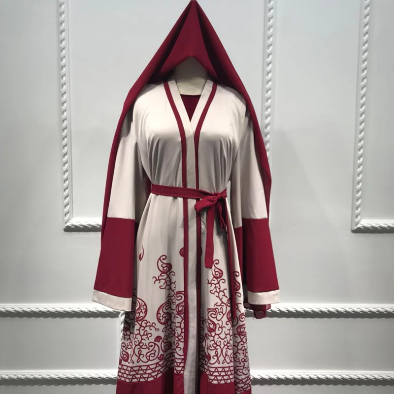 Рамадан Eid размера плюс Abaya Дубай кимоно кардиган мусульманское платье Abayas для