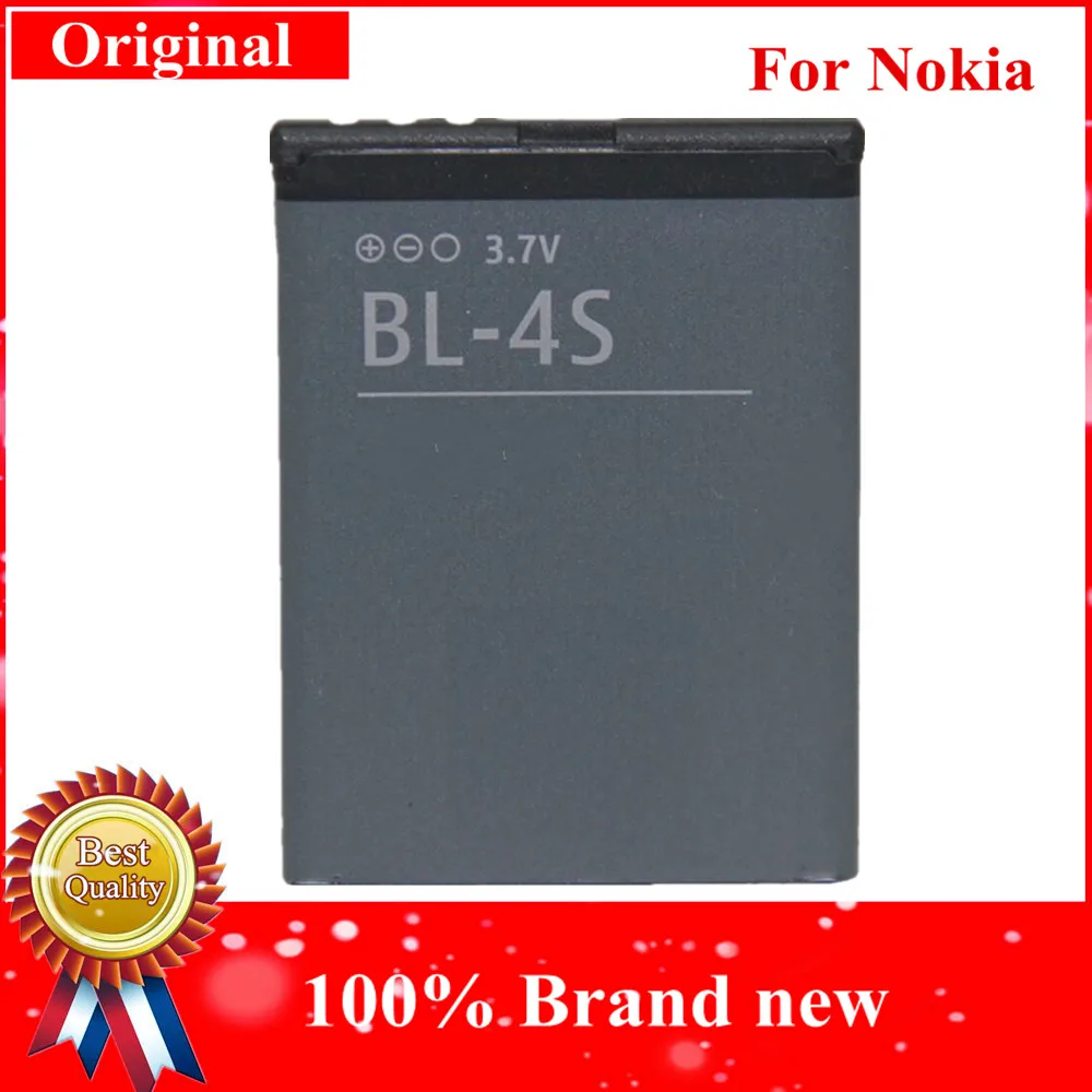 100% brand new Original 860mah For Nokia Mobile Phone Battery BL 4S ...