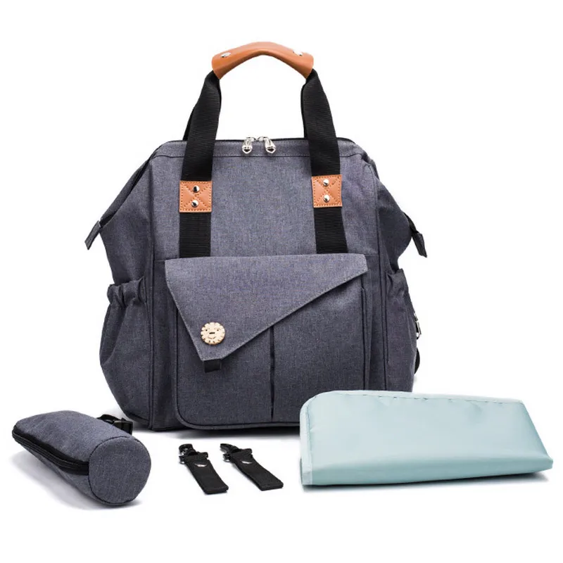 Nappy-Bags-Nylon-Baby-Diaper-Bag-Maternity-Mummy-Backpack-Waterproof-Stroller-Bag-New-Fashion-2018-Wetbag-NuringChanging-Bag