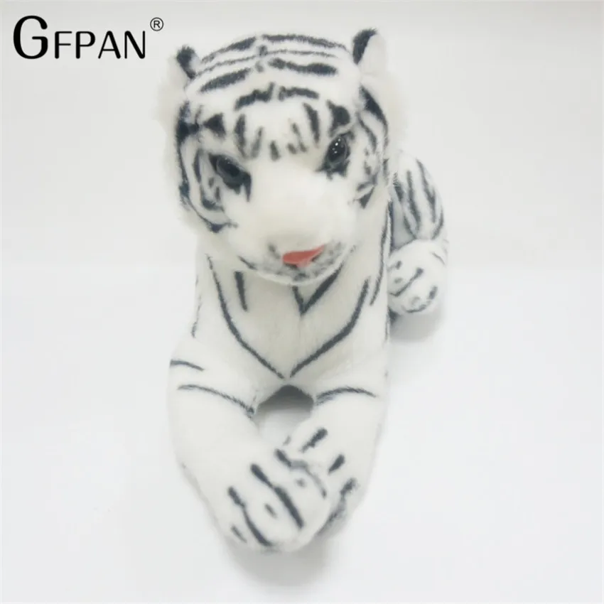 26cm Kawaii White Tigers Plush Toys Simulation Tigers Soft Stuffed Dolls Baby Pillow Plush Kid Toy Christmas Gift for Children