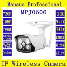 Motion Обнаружения 720 P Инфракрасные WI-FI Ip-камер Высокое Качество IP66 Открытый Крытый Мобильный Пульт Дистанционного Наблюдения Камеры Безопасности J606b