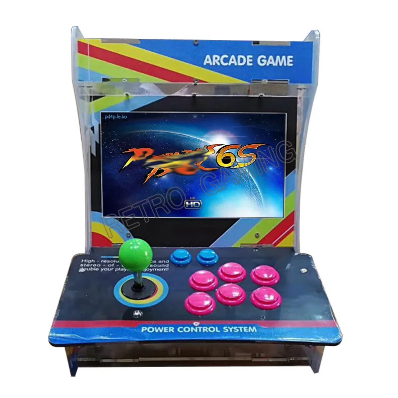 

Pandora 6S 1388 in 1 jamma arcade machine 1299 in 1 family console with game board 10.4inch screen joystick button speaker