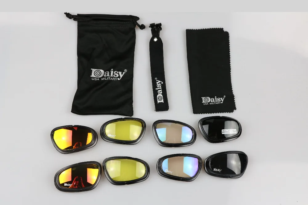 Daisy C5, поляризационные армейские солнцезащитные очки, очки для мужчин, военные солнцезащитные очки, для мужчин, для пустыни, шторма, войны, Тактические Солнцезащитные очки