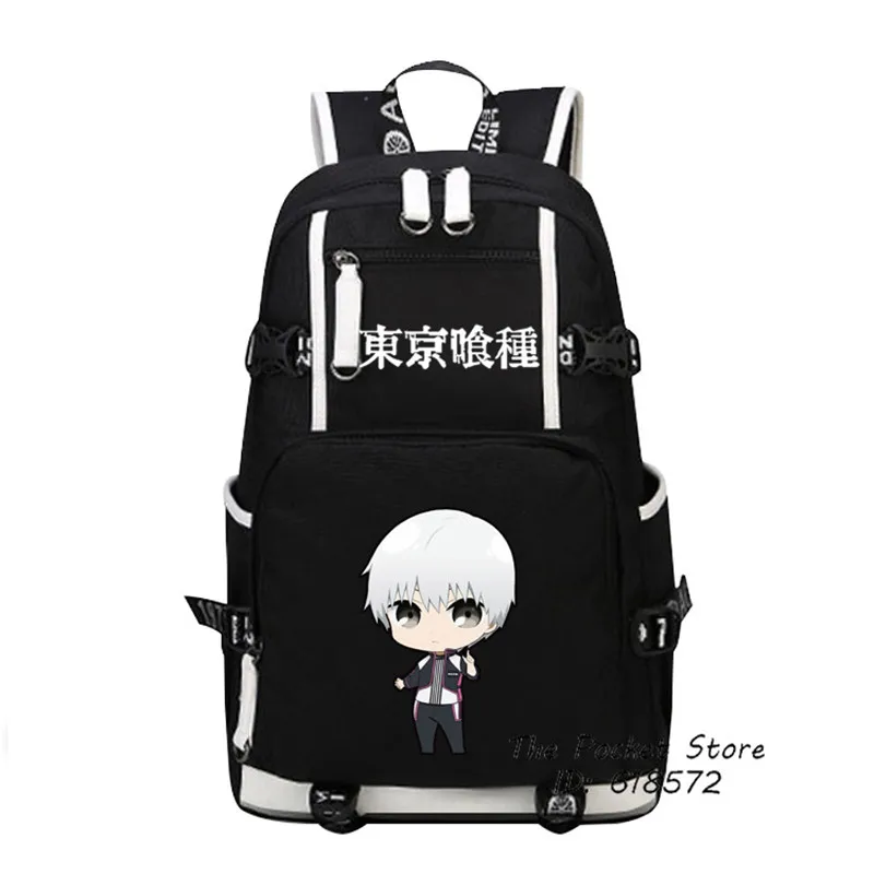Высококачественный аниме Токийский Гуль косплей Kawaii Ken Kaneki рюкзак с принтом