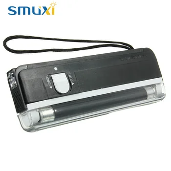 

Smuxi Portable Ultraviolet Lamp 2in1 Flashing Torch Blacklight UV Light Tube Bulb Handheld Money Detector Battery Powered 6V