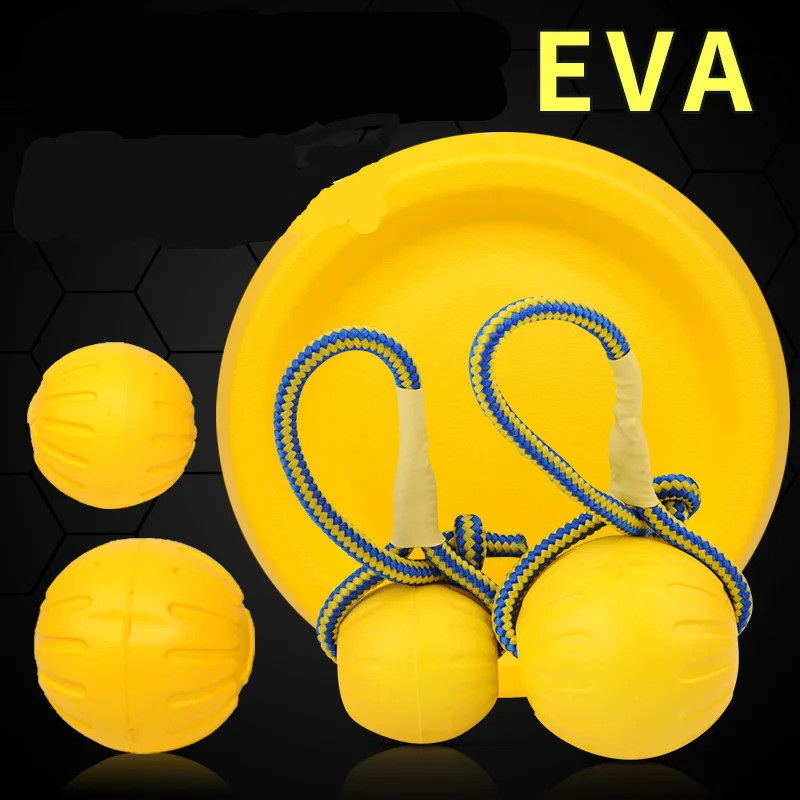 Игрушки для собак мяч с веревкой жевательная игрушка EVA домашних питомцев
