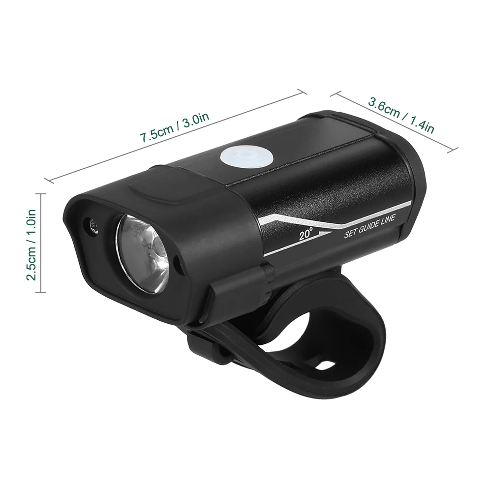 Top bicycle light USB Rechargeable Bicycle LED Front Light Handlebar Flashlight Road Cycling Headlight Lamp 350 Lumen Bike Light 4
