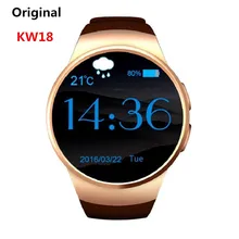 KW18 Bluetooth Smartwatch Unterstützung SIM TF Karte Smart Uhr Android/IOS Herzfrequenzmesser Uhren für Apple Getriebe S2 für Huawei SB02